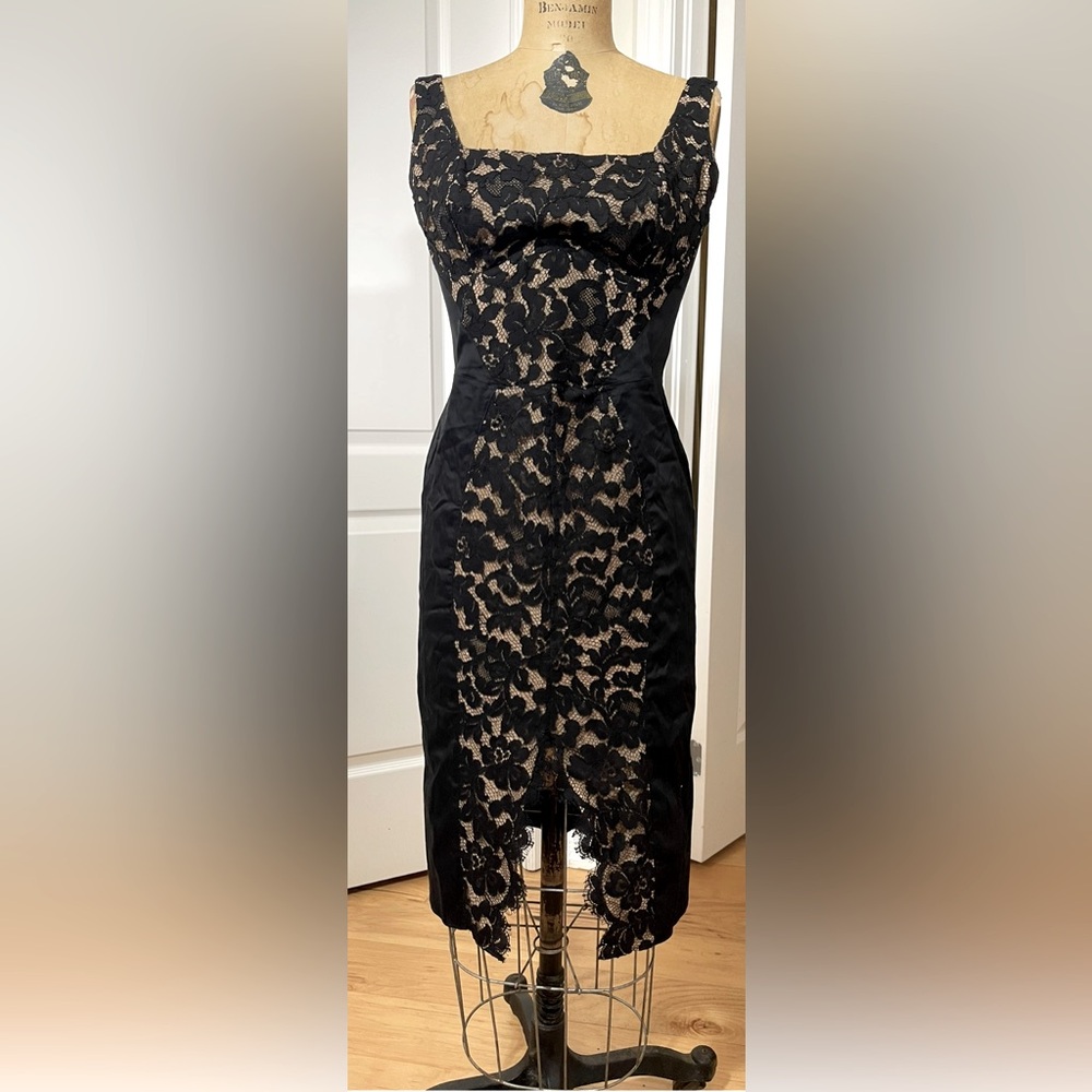 Agent Provocateur Willow Lace Black Dress (Size 8, AP Size 4)